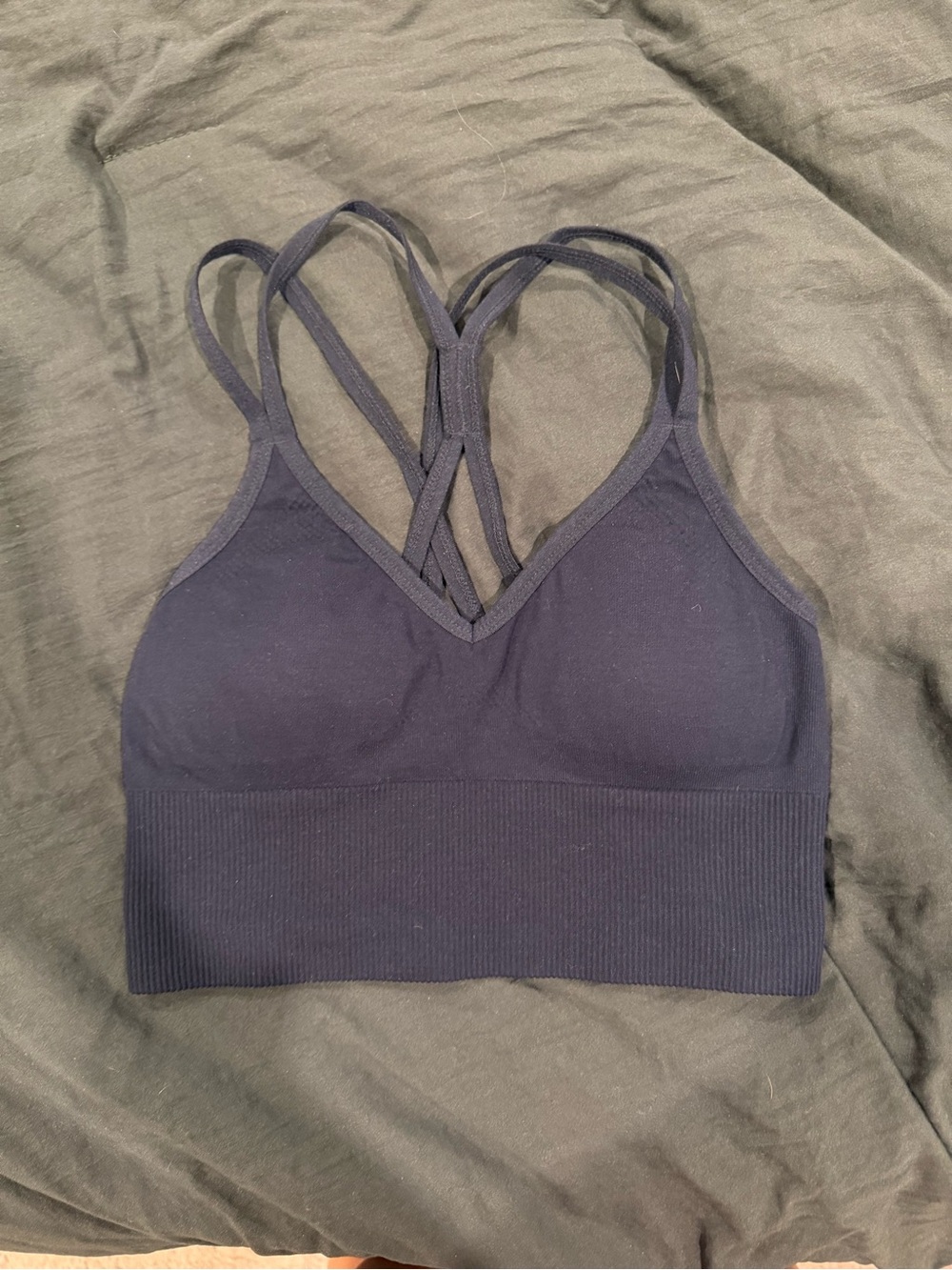 Zella Navy Sports Bra/top